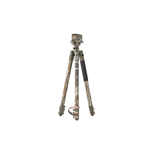 The BOG DeathGrip in Mossy Oak Bottomland offers exceptional stability and concealment, perfect for hunters seeking the ultimate shooting rest in the field.